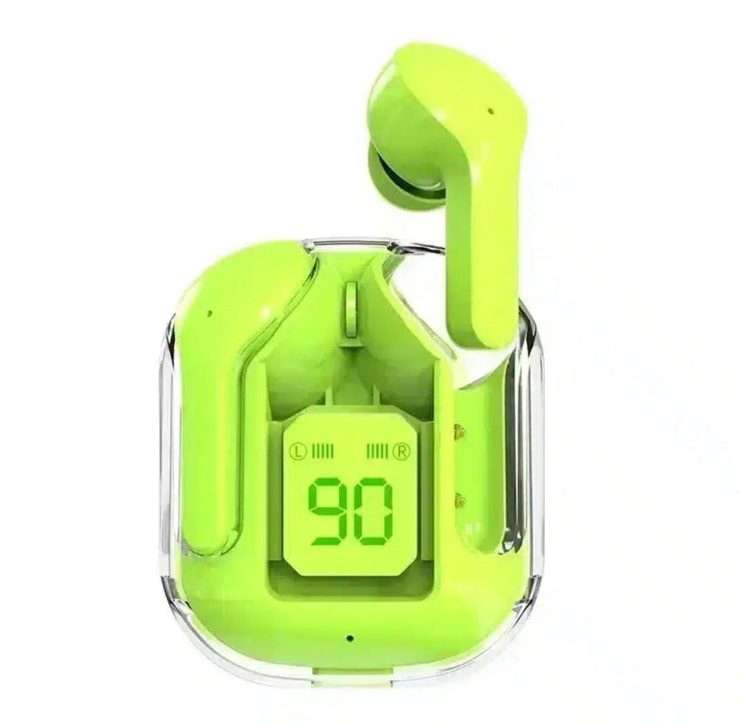 TWS T2 Wireless Bluetooth Earphones with Transparent Case