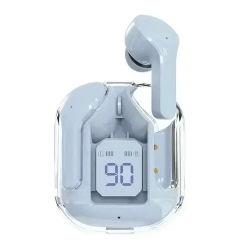 TWS T2 Wireless Bluetooth Earphones with Transparent Case